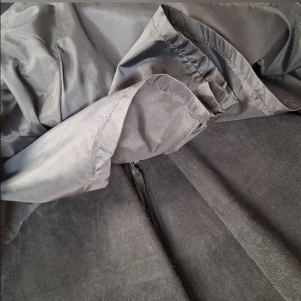 Vintage Wilsons Leather Midi Skirt Mermaid Dark Feminine Academia Witchy Goth - Picture 4 of 11